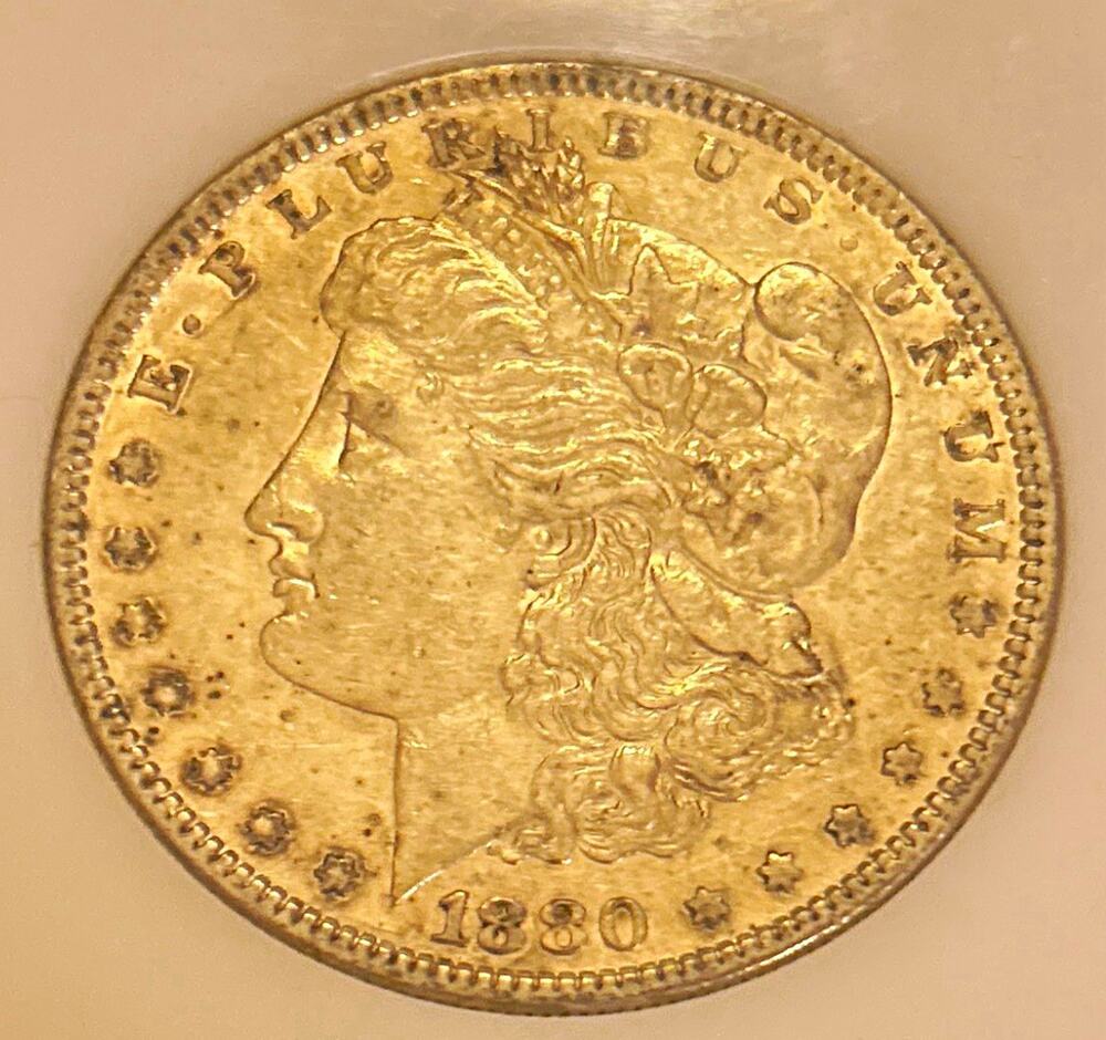 1880 Morgan Silver Dollar $1 Philadelphia 90% Silver AU